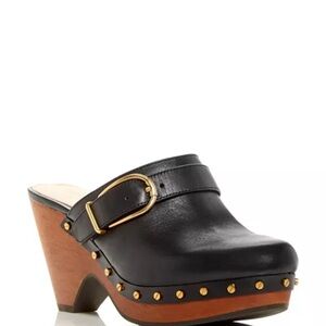 Veronica Beard Hendrix Buckled Clogs